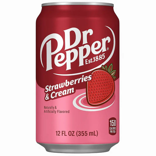 Dr Pepper Strawberries & Cream - 355ml Keurig Dr Pepper