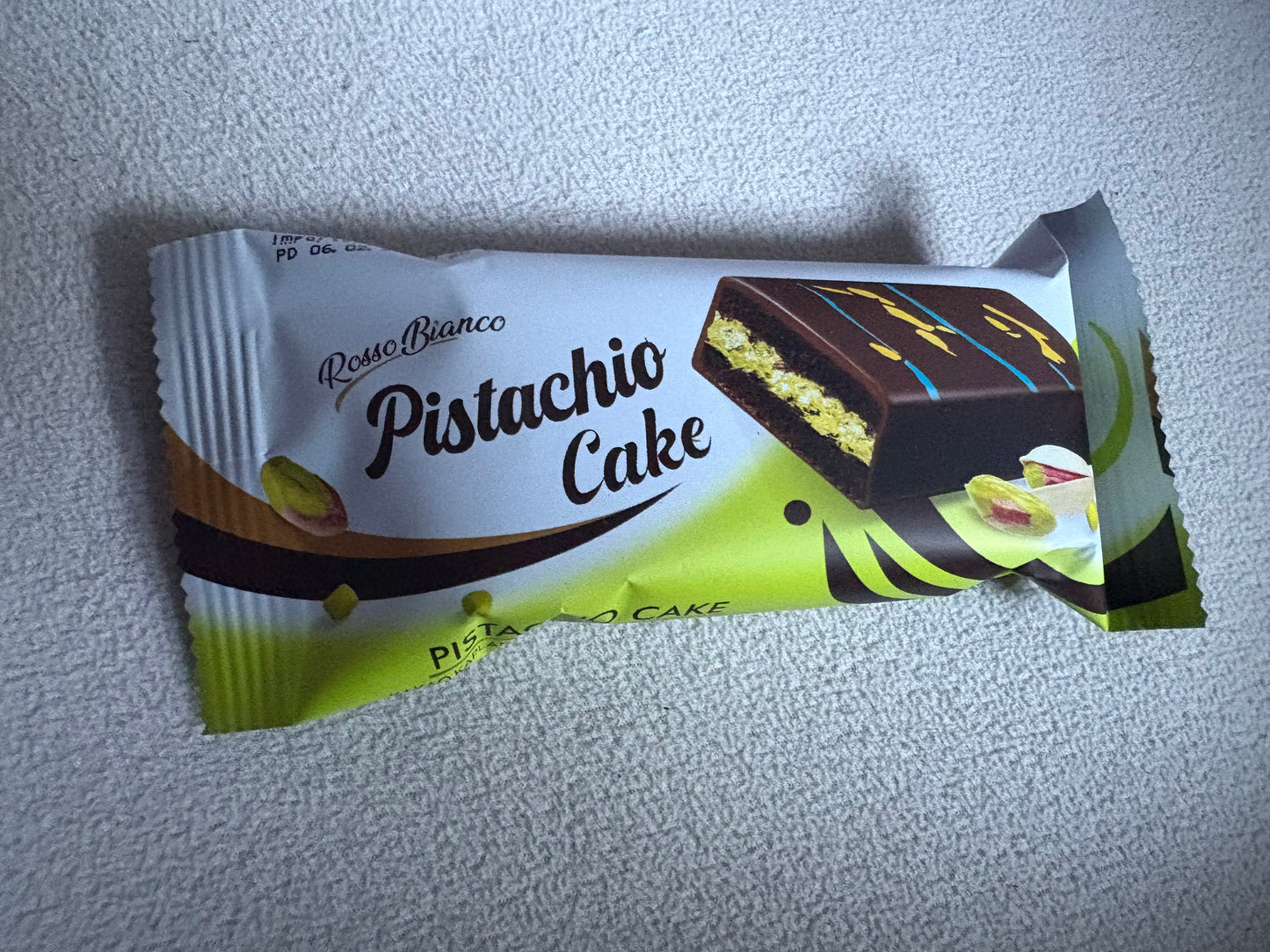 Cake pistache chocolat de Dubai