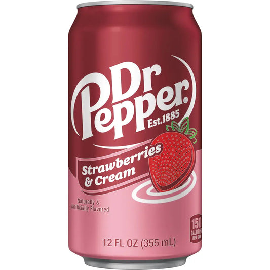 Dr Pepper Strawberries & cream - 355ml